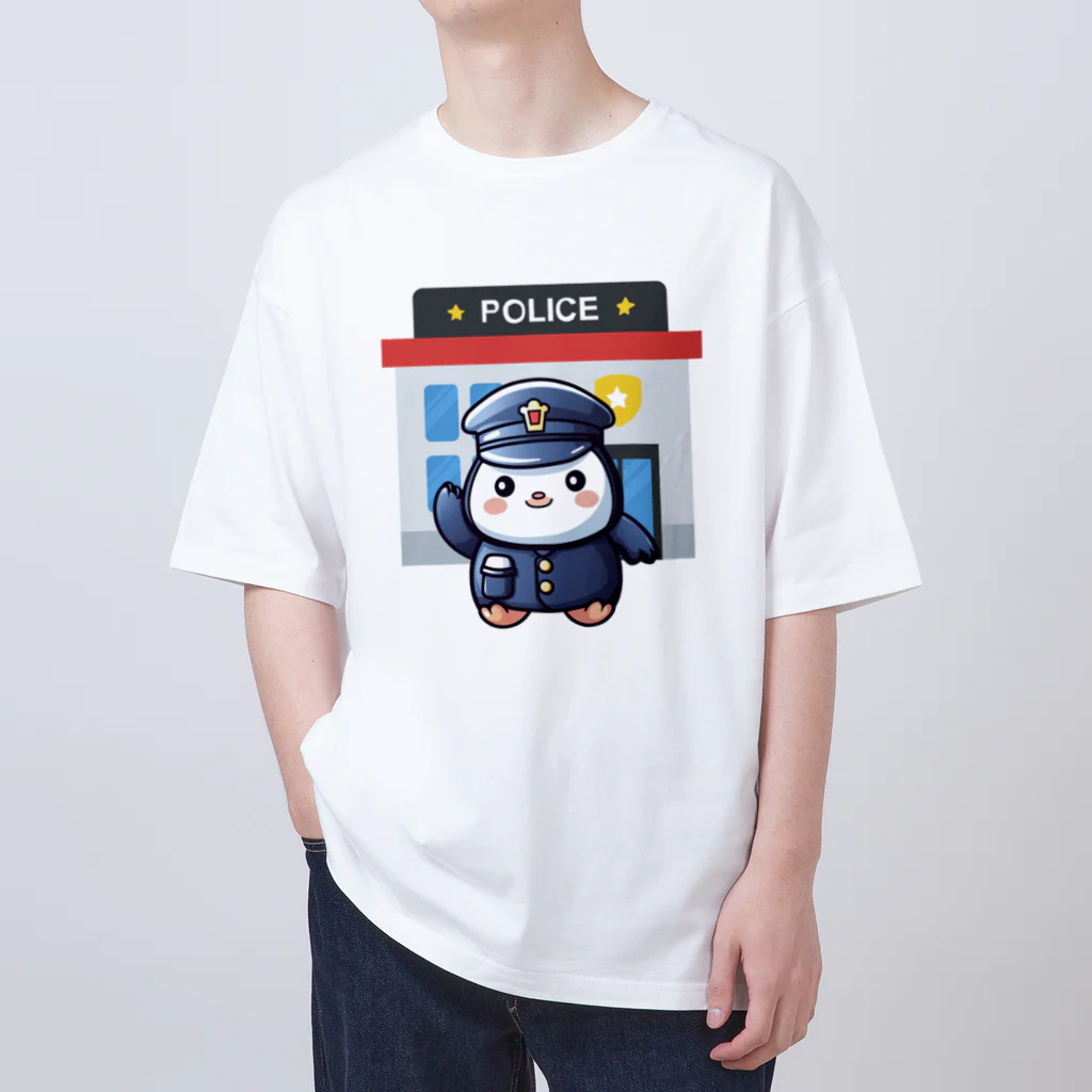 MistyStarkのペンギン警察官 オーバーサイズTシャツ