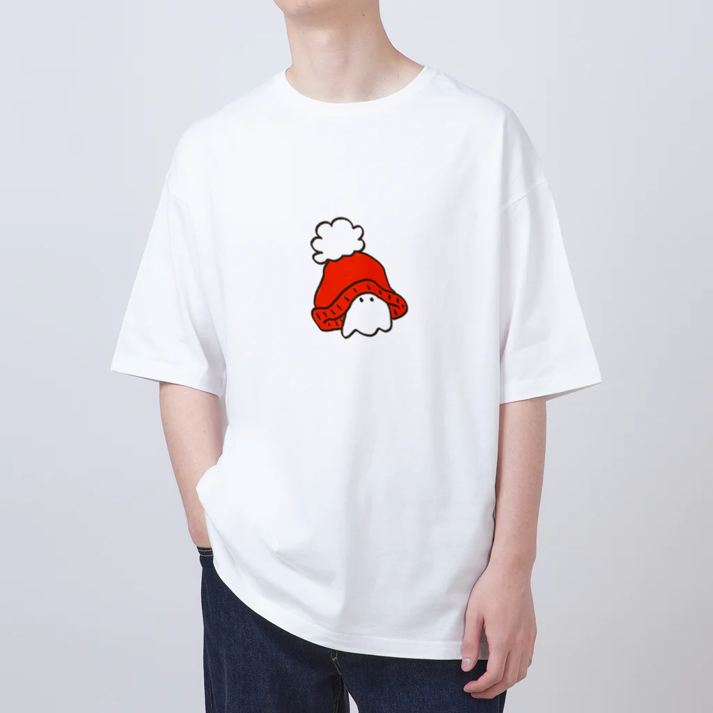 らららカスタネットの大きなニット帽被ってみたおばけ Oversized T-Shirt