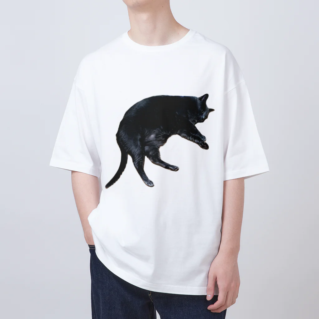 moyomeの太ってるねこ　オーバーサイズ オーバーサイズTシャツ