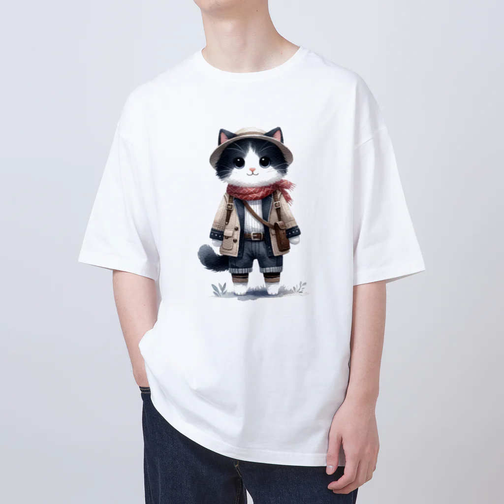 夢見る猫の箱庭のソル オーバーサイズTシャツ