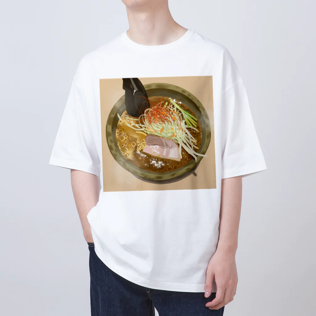 渡邊野乃香のお店のラーメン2 オーバーサイズTシャツ