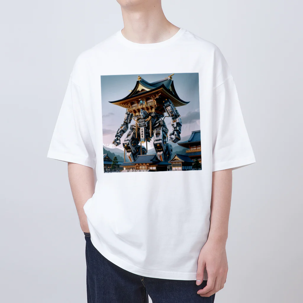 こまイヌ屋たちの出雲大社ロボ Oversized T-Shirt