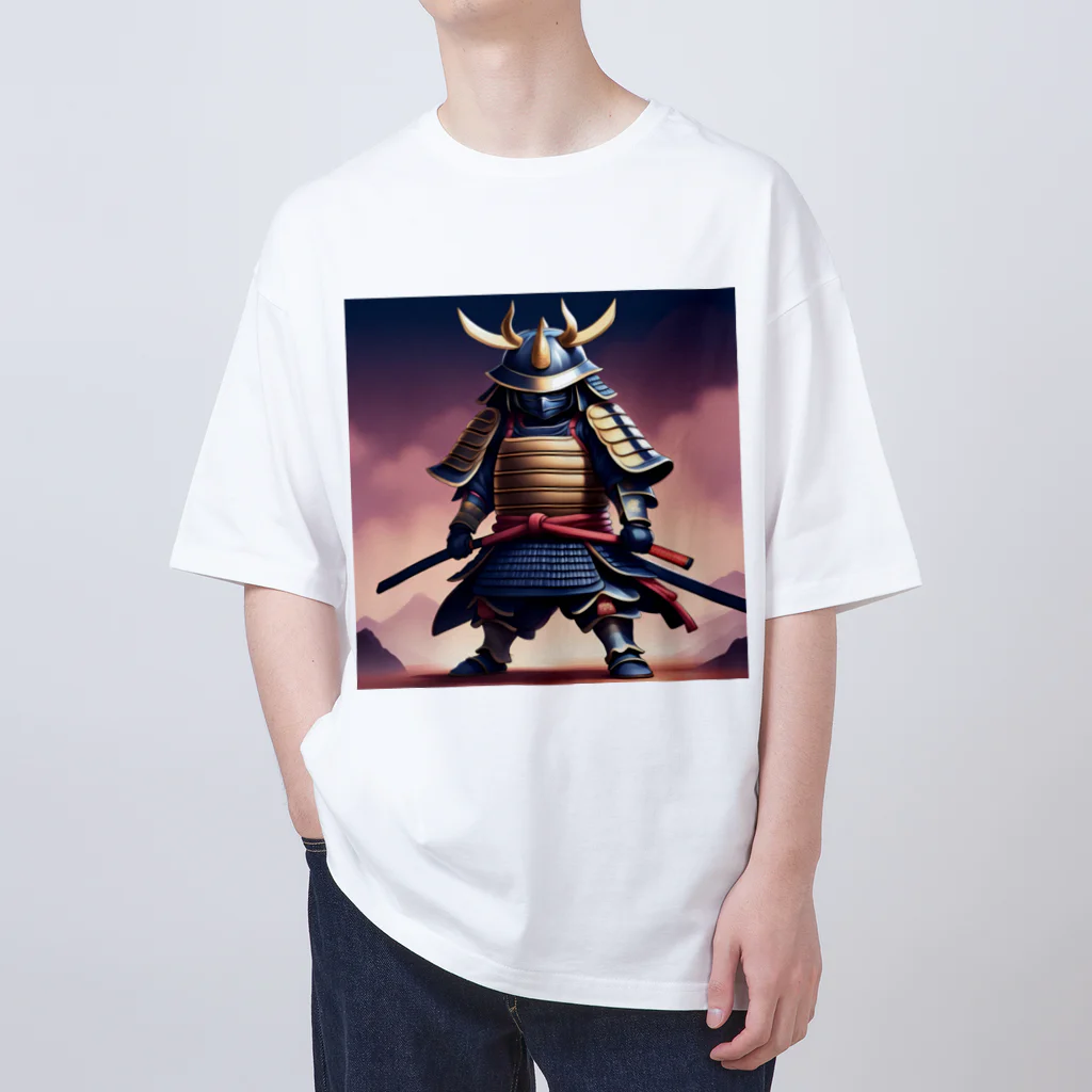 Zamurai【侍-samurai-】アートのZamurai【甲冑】ディフォルメ オーバーサイズTシャツ