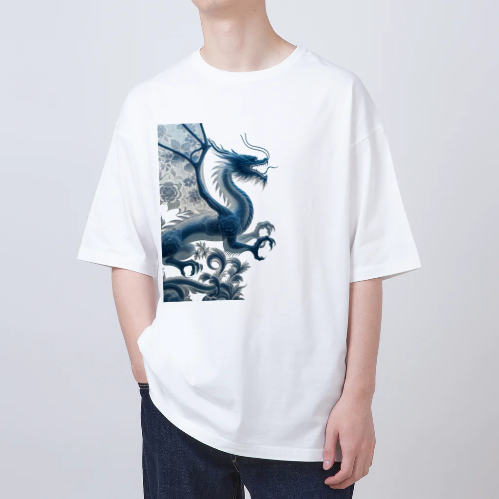 uminosobakaraの花の翼のドラゴン Oversized T-Shirt