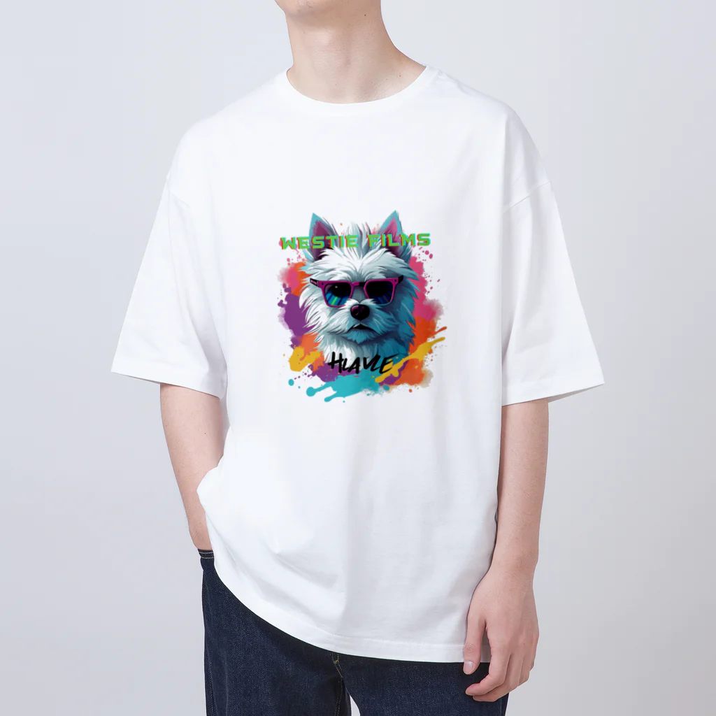 WESTIE_FILMSのWESTIEグッズです‼️ Oversized T-Shirt