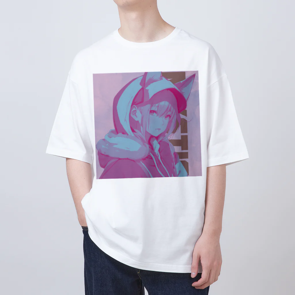 アーケイン・ストリート雑貨のミスティックキャットN19 Oversized T-Shirt