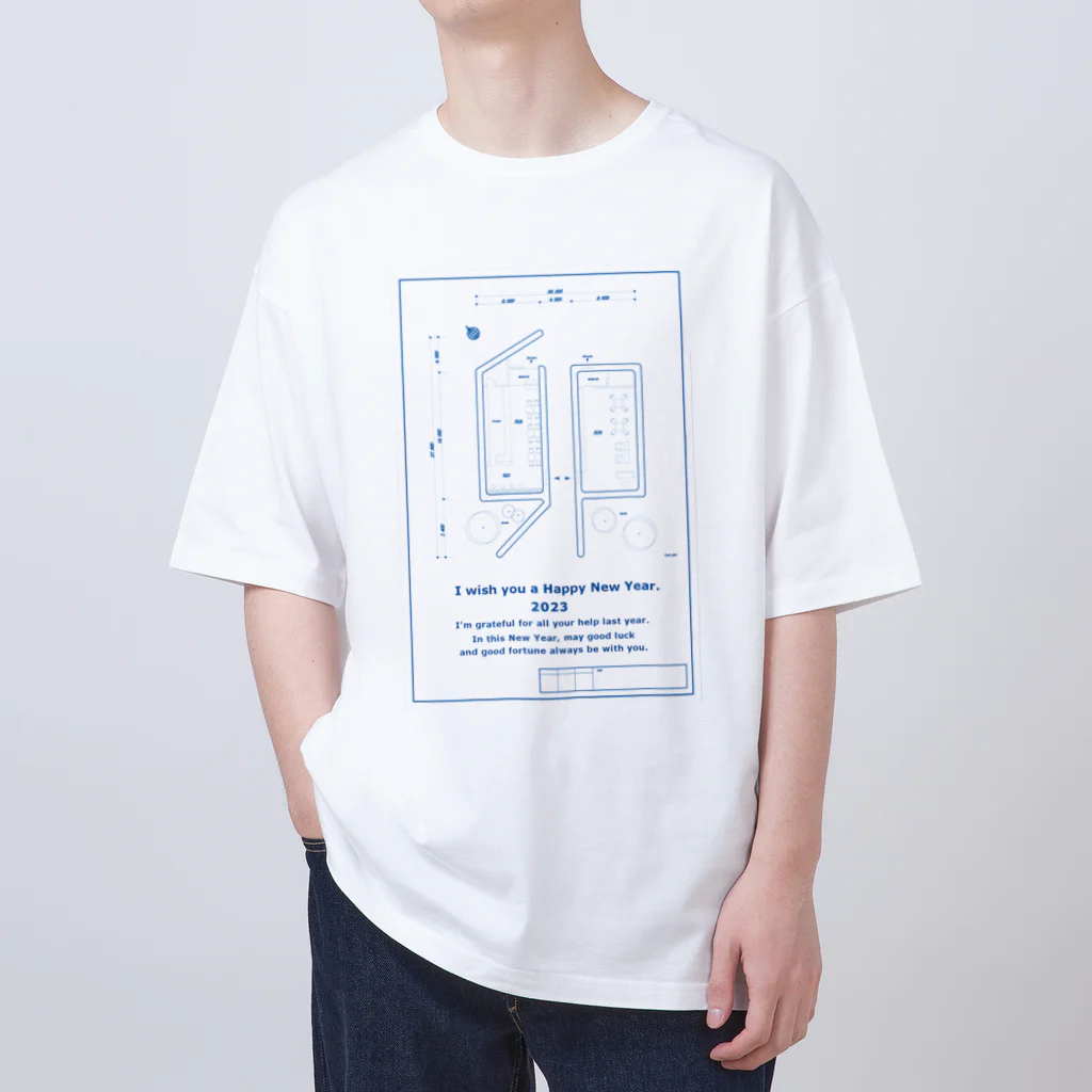 onzo_BGMの卯年　年賀状 Oversized T-Shirt