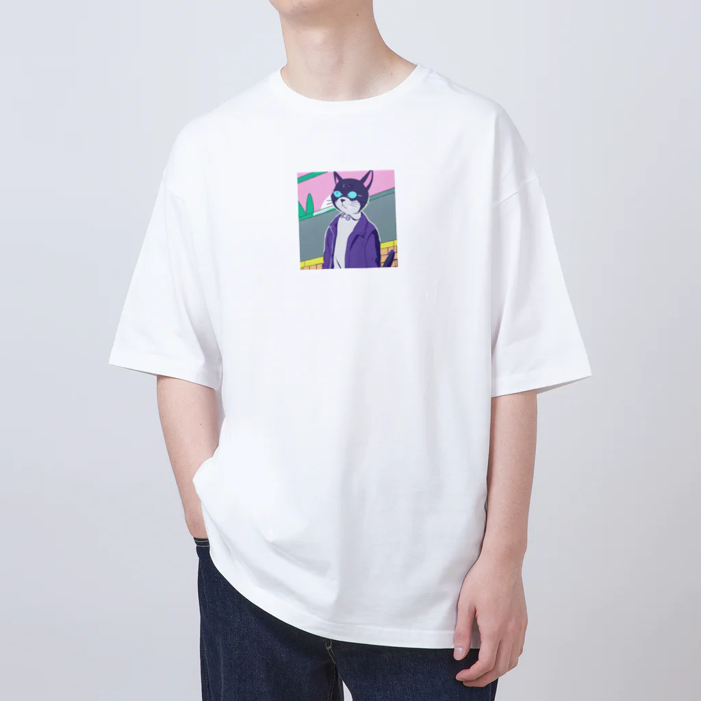 ブギーズのヌコ博士 Oversized T-Shirt