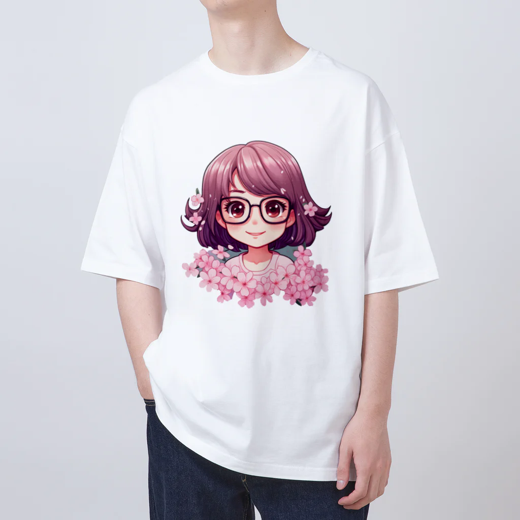 bennkeinomiseのフラワーガール Oversized T-Shirt