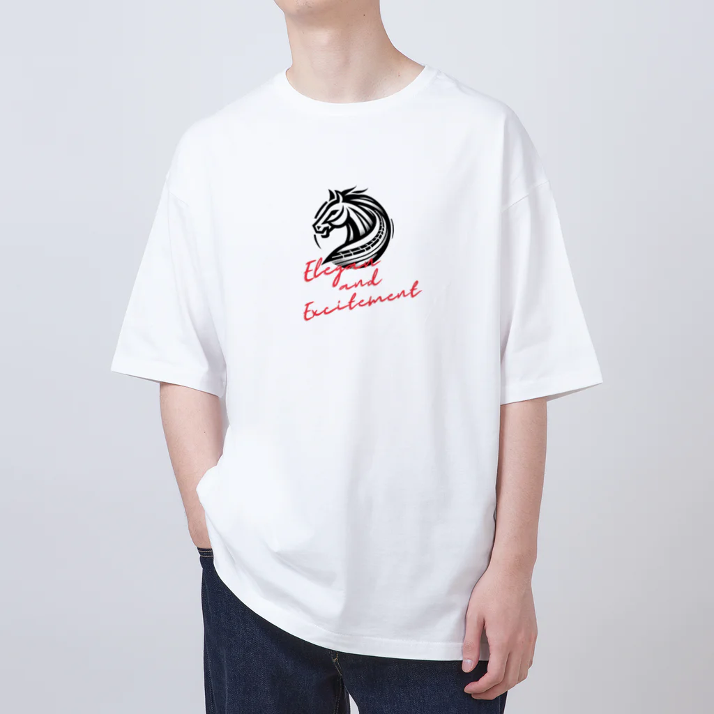 面白デザインショップ ファニーズーストアのElegance and Excitement Oversized T-Shirt