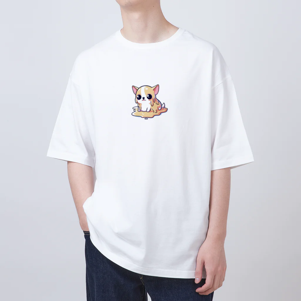 MELTPIAの溶けたチワワくん Oversized T-Shirt