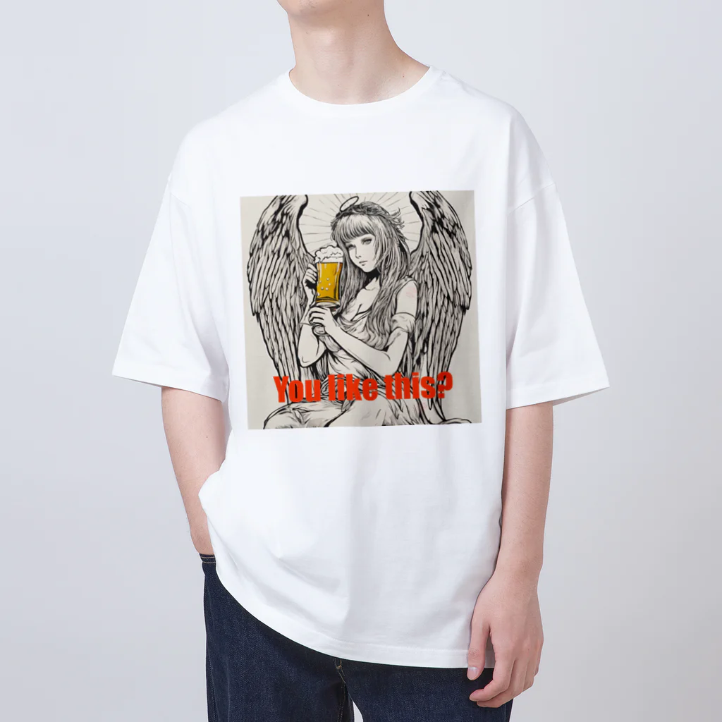 パイルドライバーのAngel beer Oversized T-Shirt