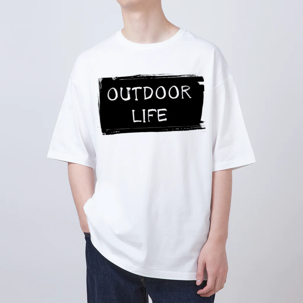 YF_familleのOUTDOOR LIFE Oversized T-Shirt