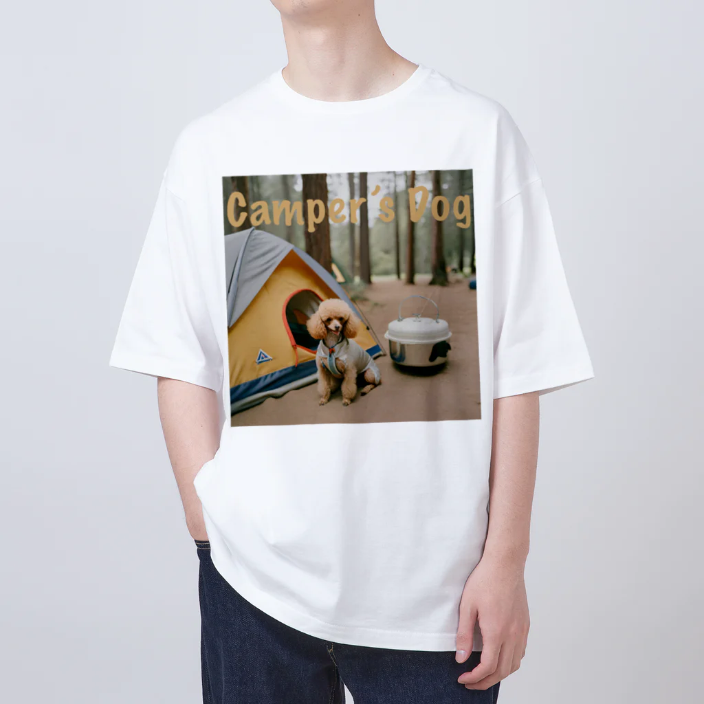 camper's dogのcamper's dog  トイプードル Oversized T-Shirt