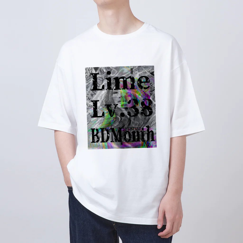 L'sのLime lv.38 Oversized T-Shirt