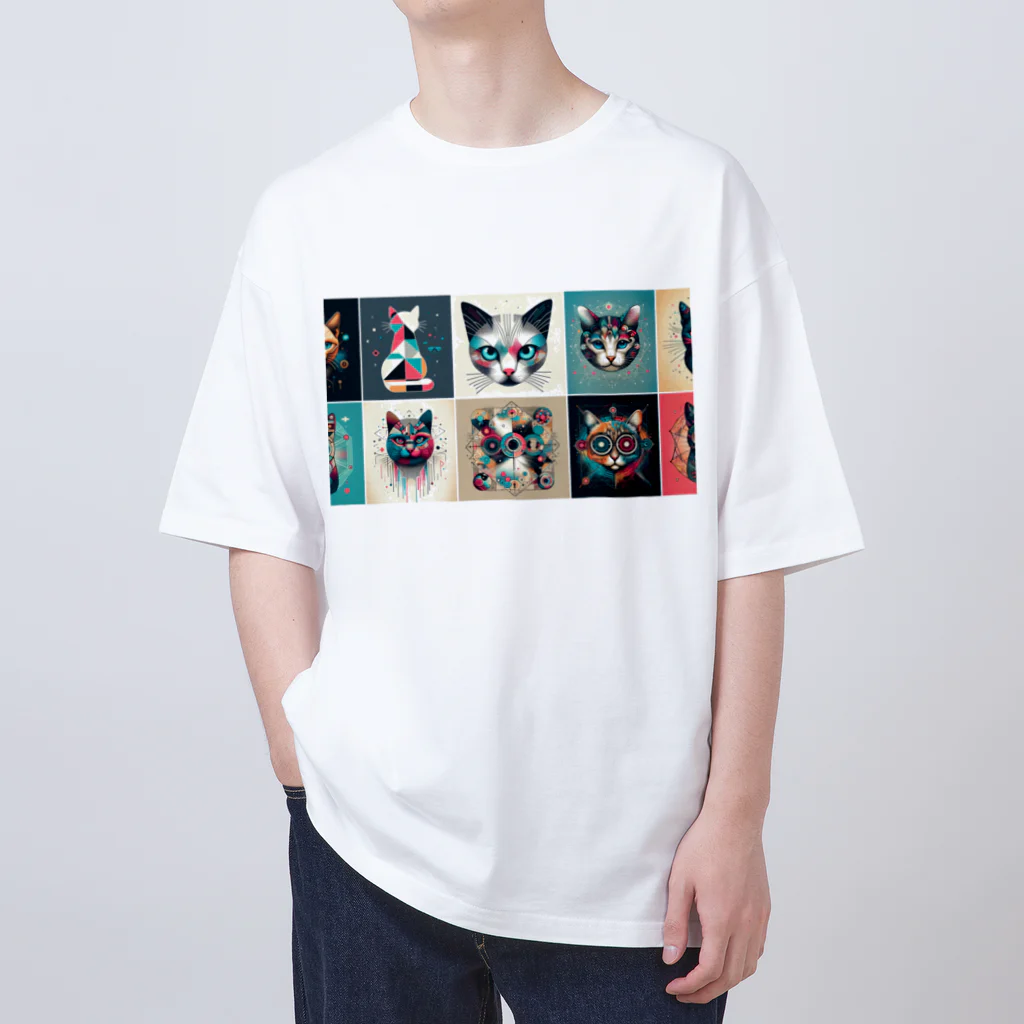 ねこの店のねこ オーバーサイズTシャツ