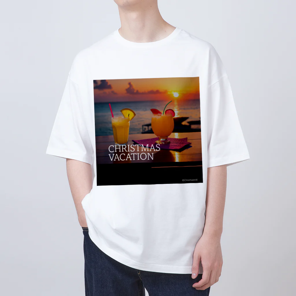 ChromastrAlのクリスマス休暇 オーバーサイズTシャツ