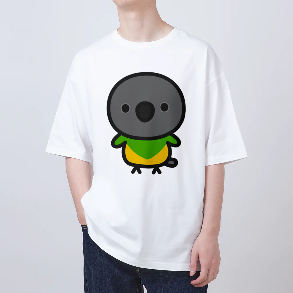 いんこ屋堂のネズミガシラハネナガインコ Oversized T-Shirt