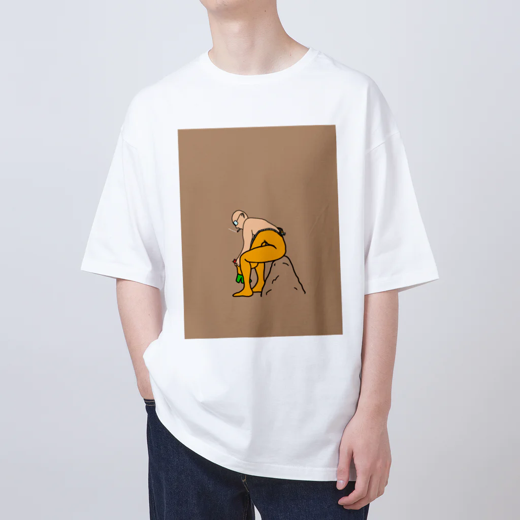 癖強のニン人（休憩中） Oversized T-Shirt