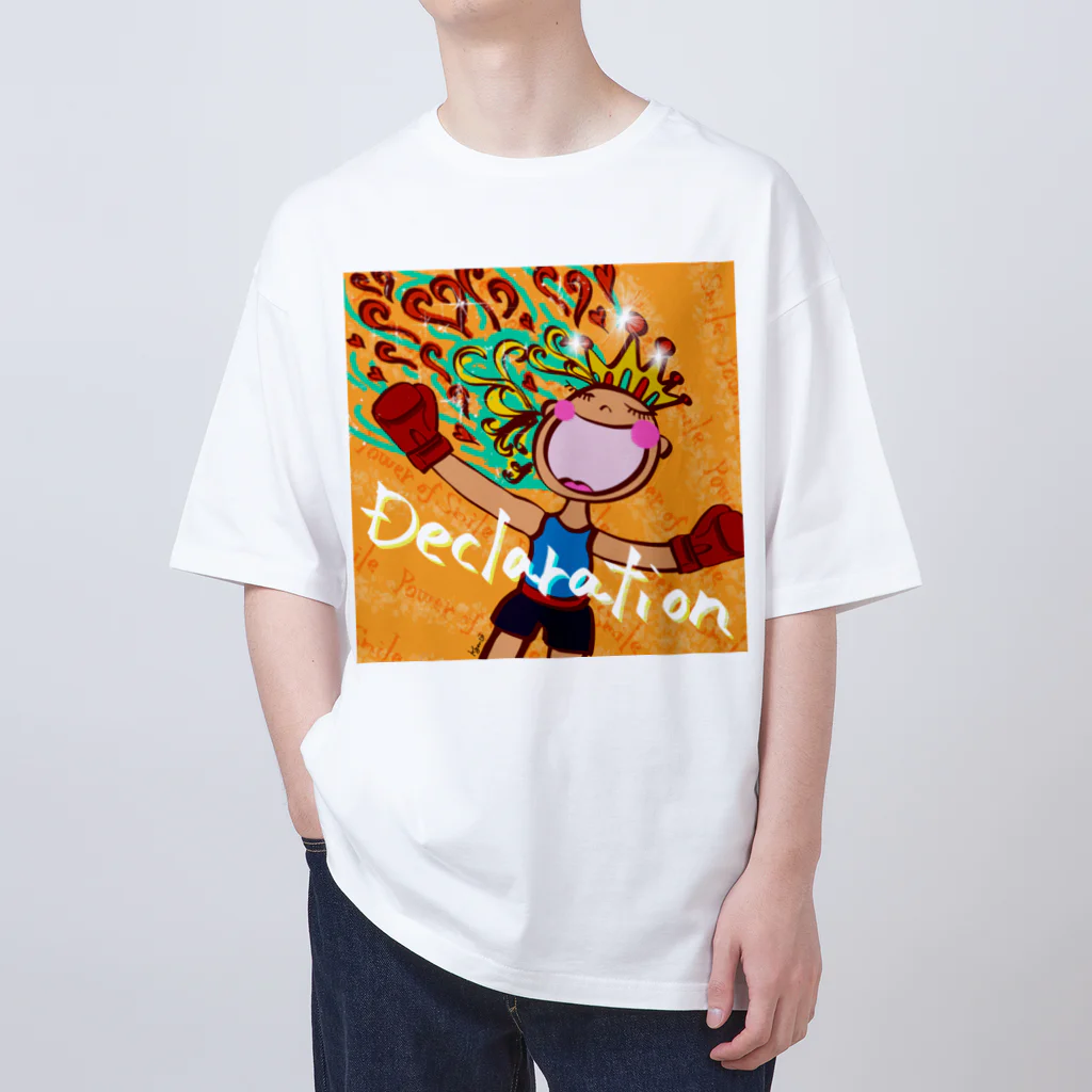 Power of Smile -笑顔の力-のDeclaration Oversized T-Shirt