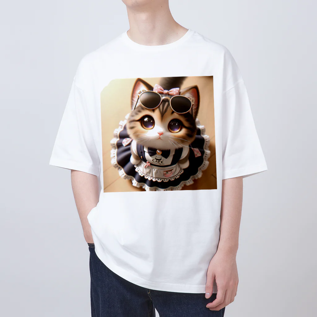 meow-sunniesのメイド・イン・ミャウ Oversized T-Shirt