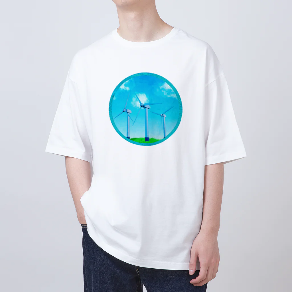 2D&3D「H.S」StoreのWind Power オーバーサイズTシャツ