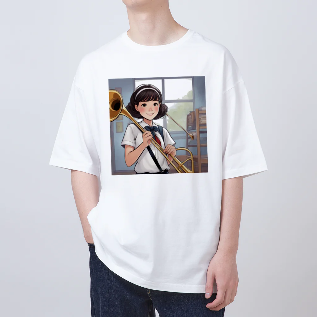 ほっこり絵音舎の部活動中！さらちゃん！！ オーバーサイズTシャツ