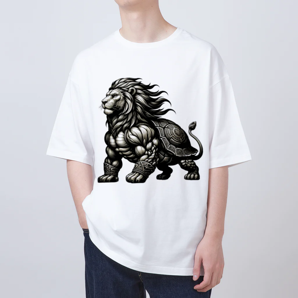 animal×animalのleo×turtle=? Oversized T-Shirt