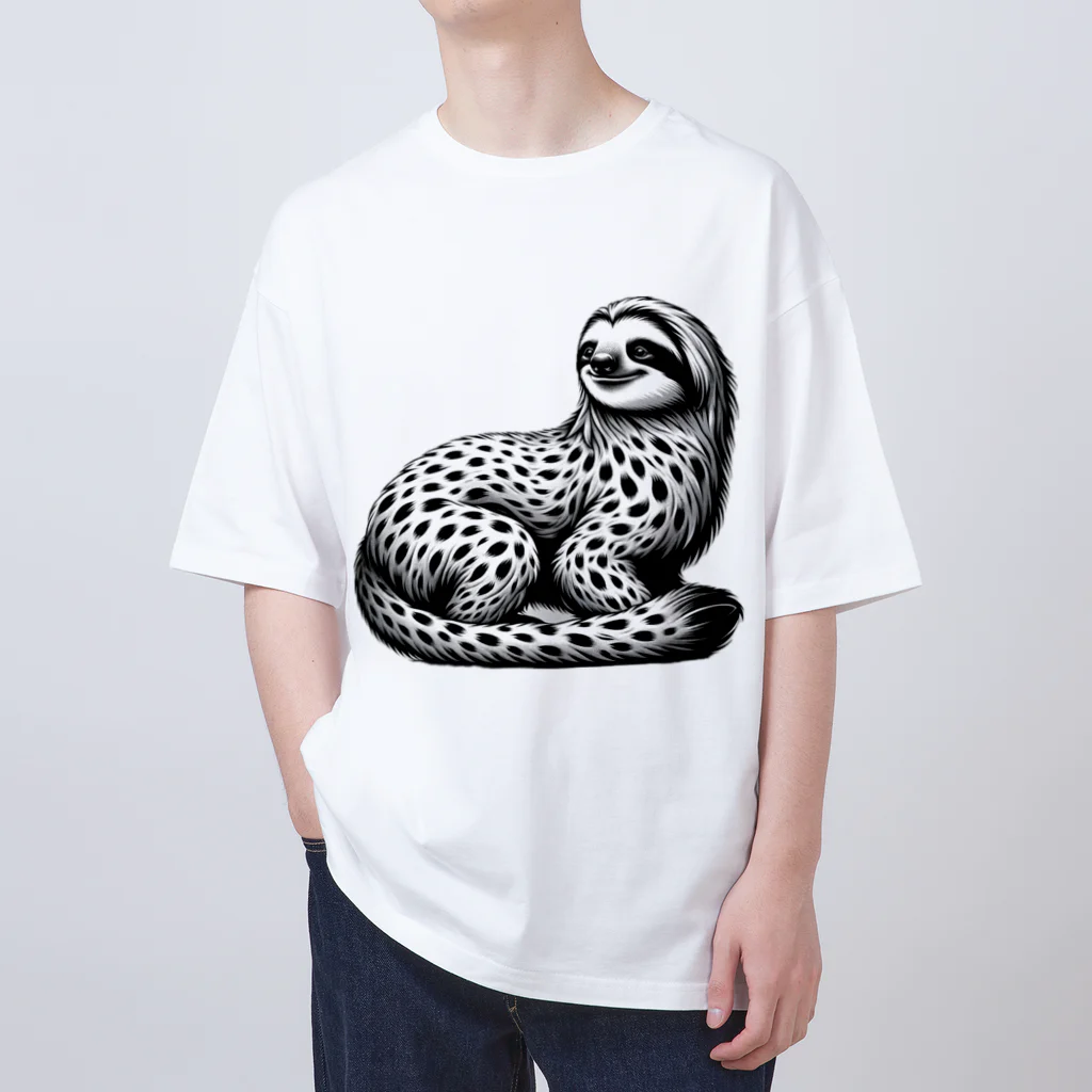 animal×animalのsloth×cheetah=? Oversized T-Shirt