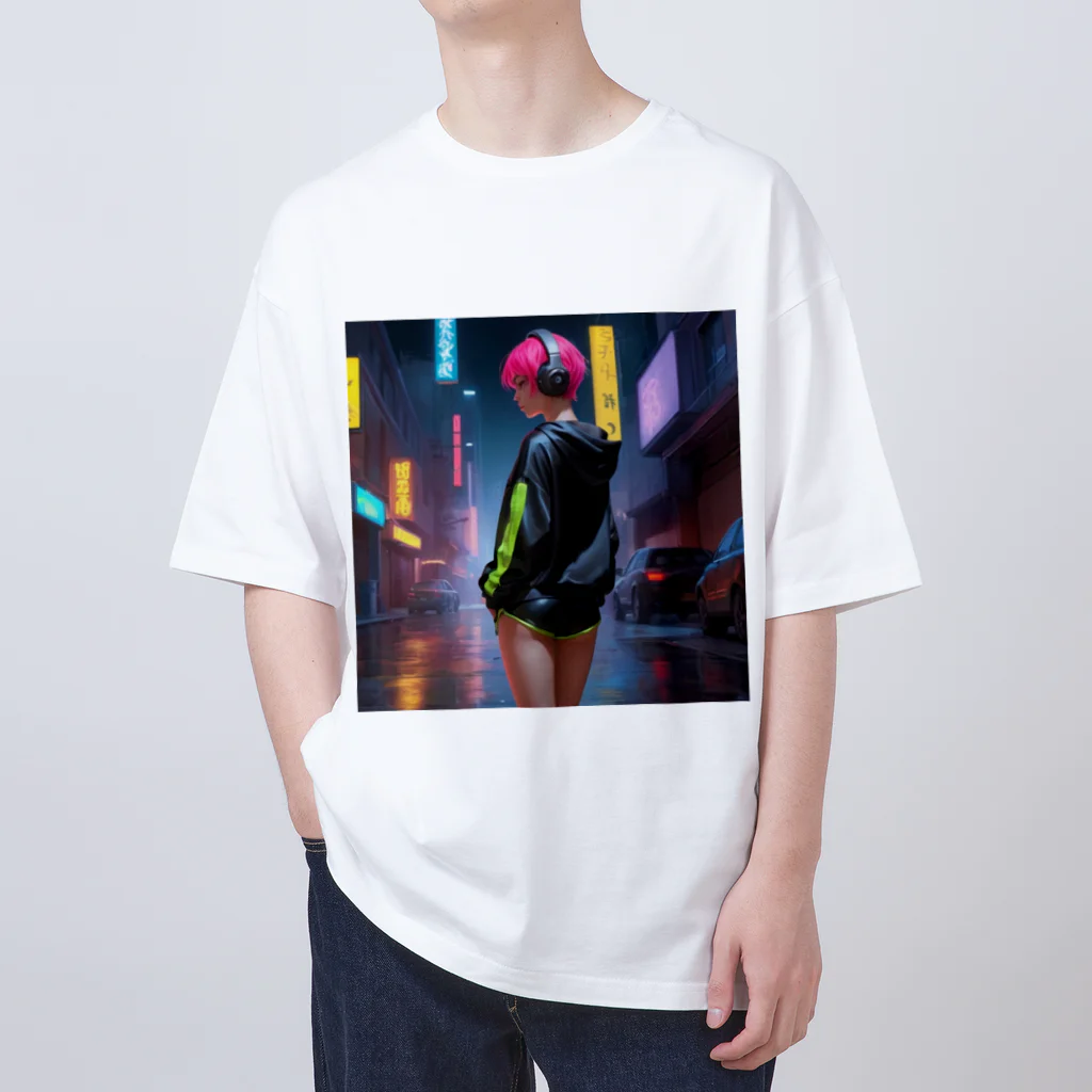 shiba9のCyber Girl オーバーサイズTシャツ