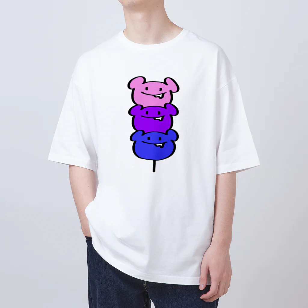 1000屋のカロリーベアだんご Oversized T-Shirt