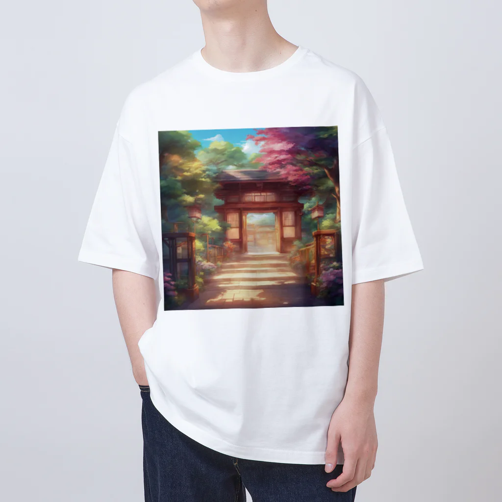 jampackの【風景】寺院 Oversized T-Shirt