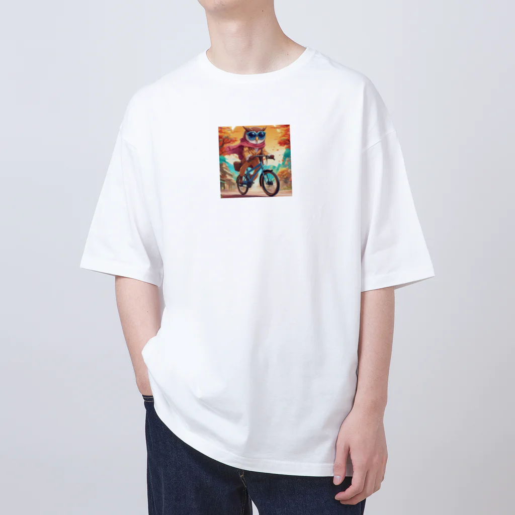 BLACKWILLの自転車サングラスフクロウ Oversized T-Shirt