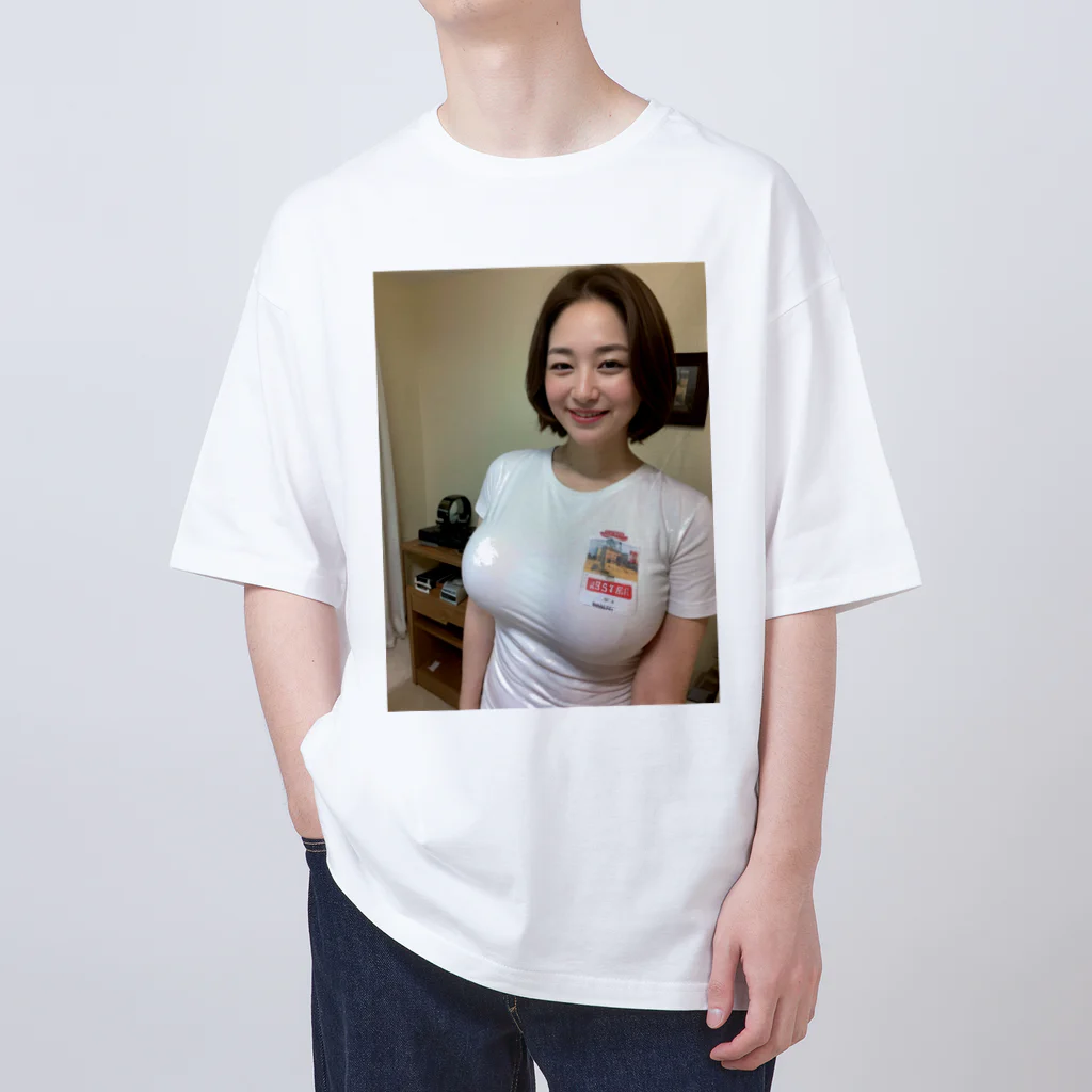 AI mature womanのAI美女　YUMI オーバーサイズTシャツ