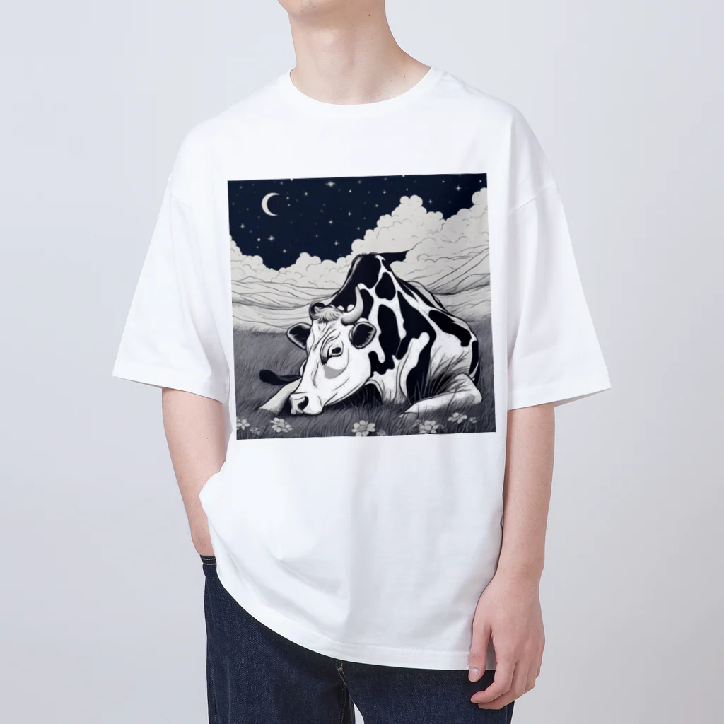 BullsForgerの牛ト夜空 Oversized T-Shirt