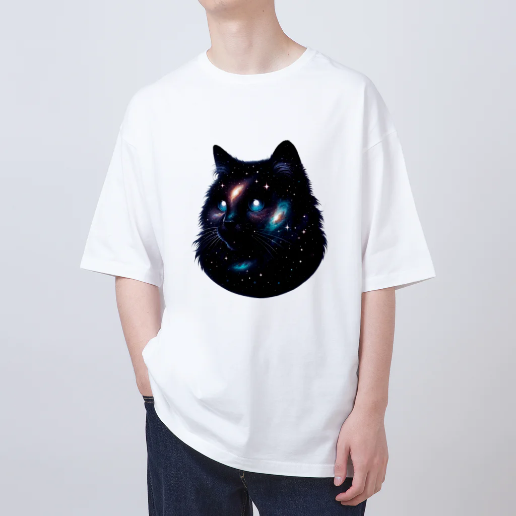 宇宙猫の宇宙猫13 Oversized T-Shirt