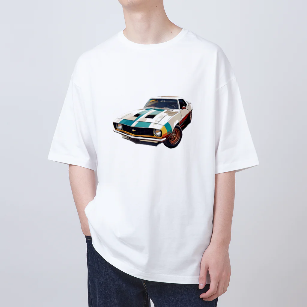 wowwooのOld Chevrolet Camaro オーバーサイズTシャツ