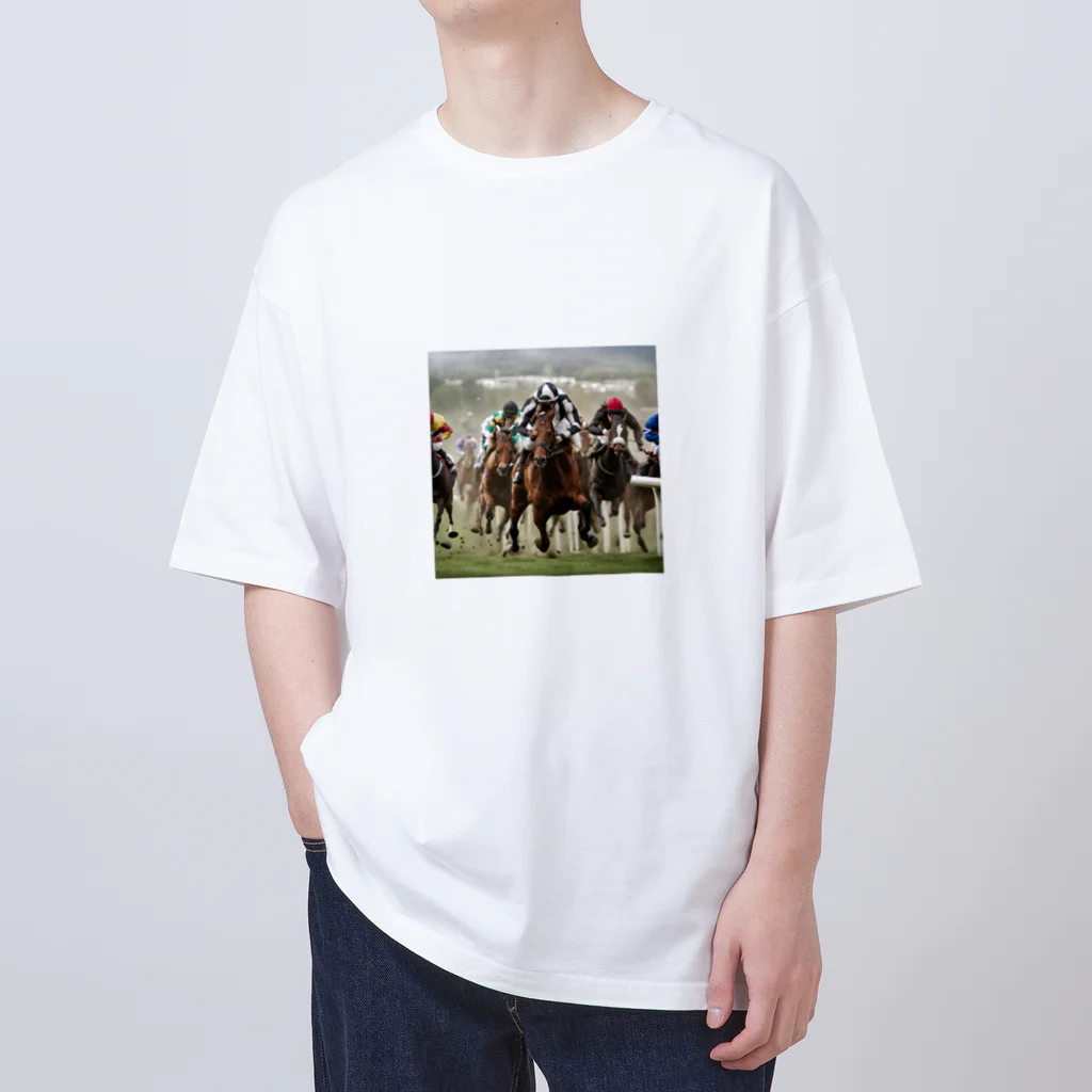 ぱむぱむの熱烈競馬 Oversized T-Shirt