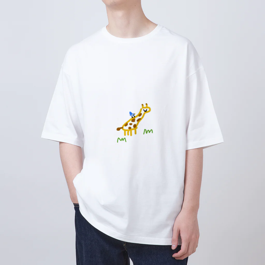 yakiniku_umaiのｷﾘﾝﾄﾄﾘｻﾝ Oversized T-Shirt