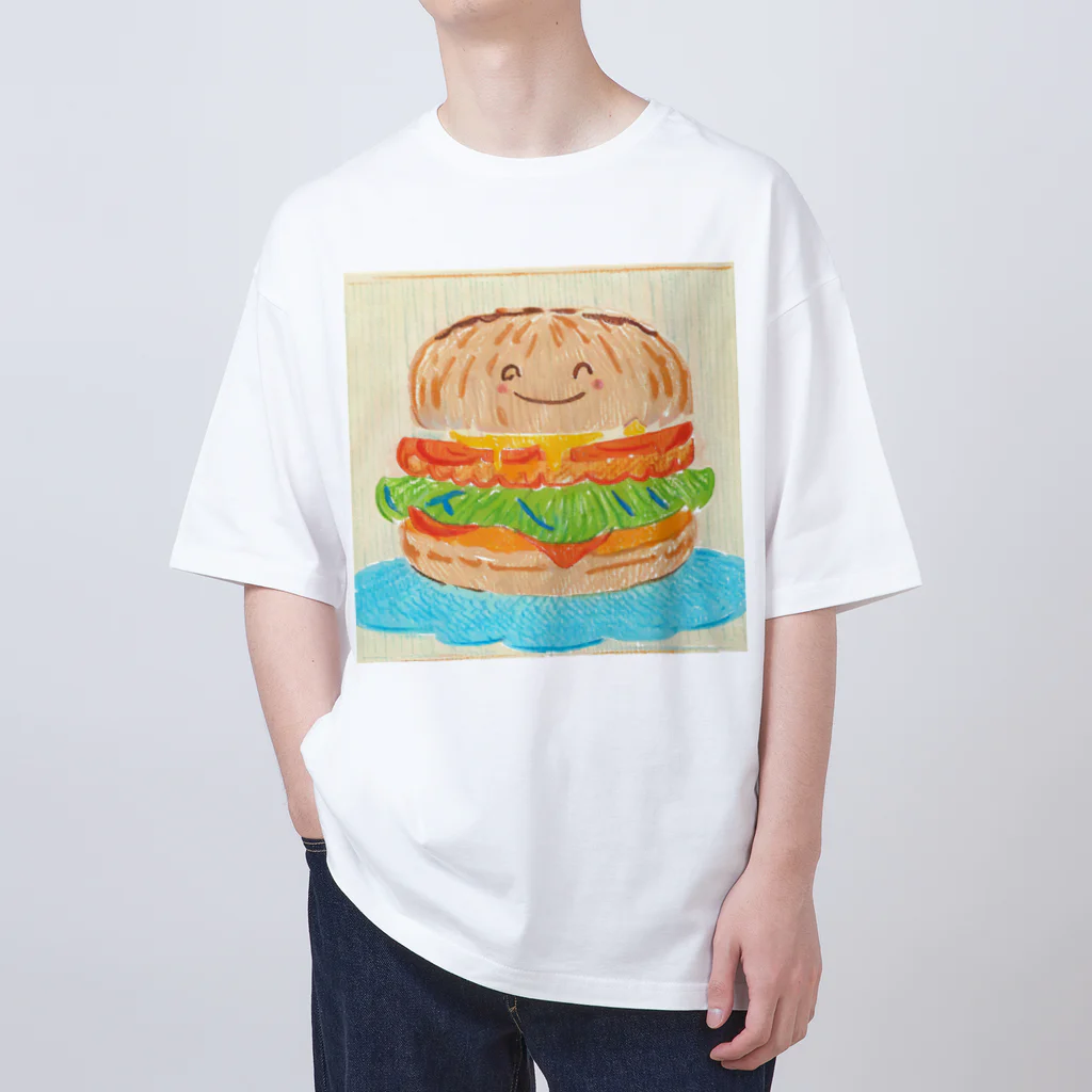 ユンズローズのバーガーくん Oversized T-Shirt