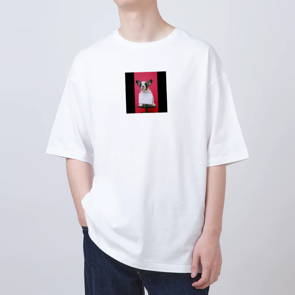 かもかもショップのSignboard　Dog Oversized T-Shirt