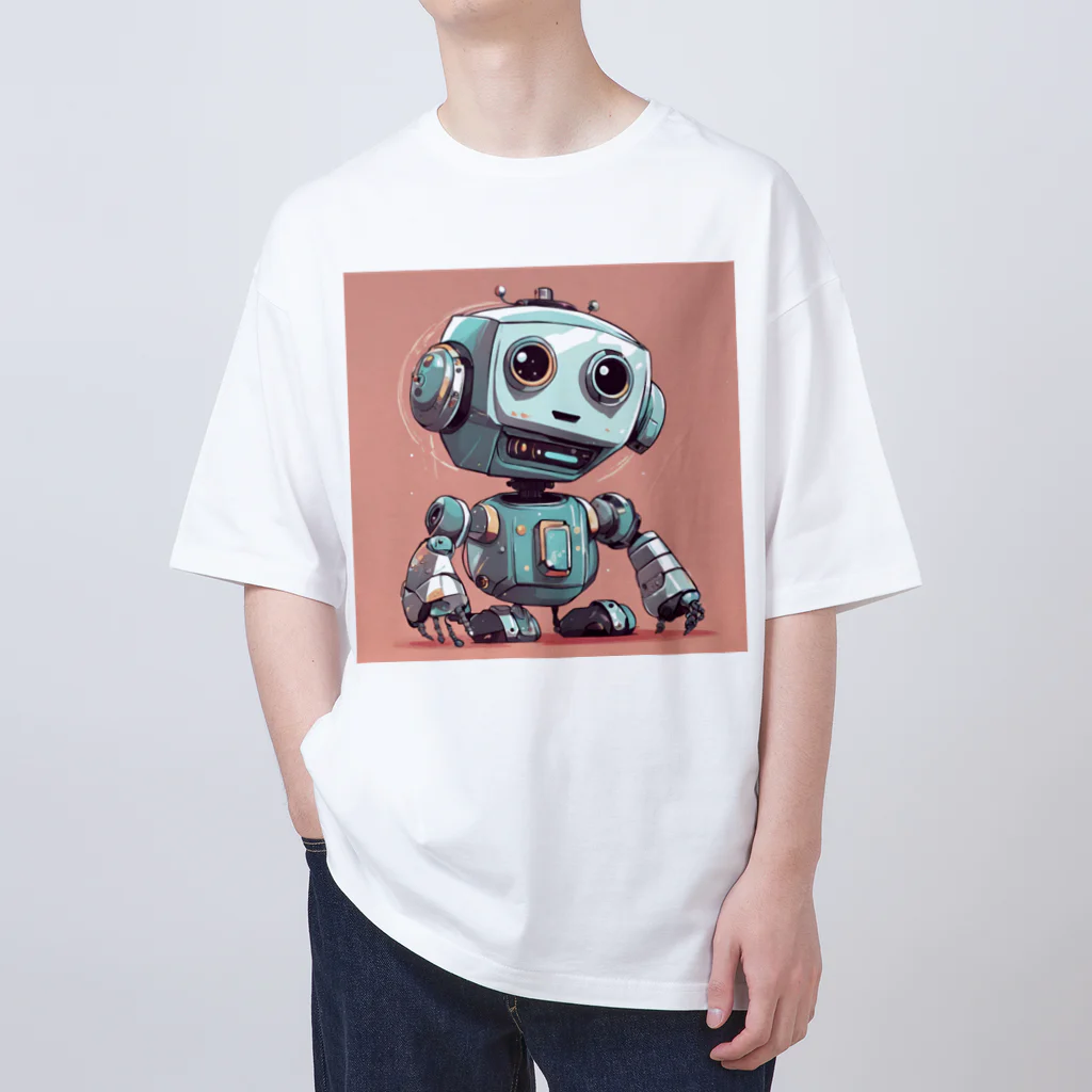 tooru0377のVuittonぽいロボットらしい オーバーサイズTシャツ