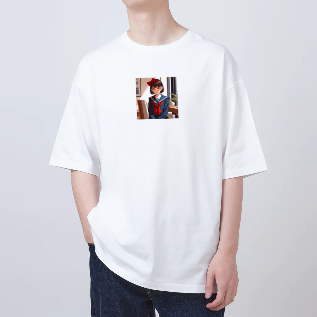 midori_kawaのセーラーキュート オーバーサイズTシャツ