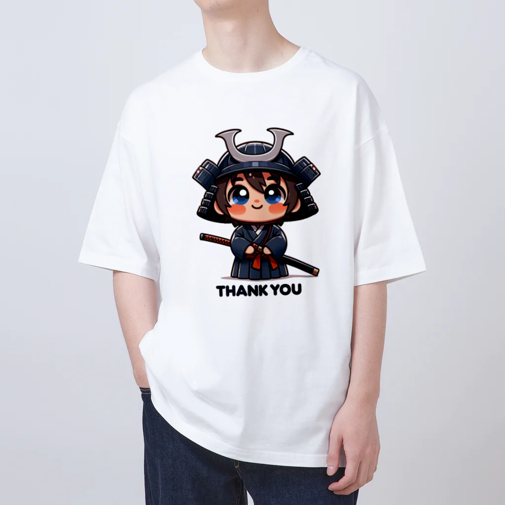 oosakanoojisannの子供侍シリーズ オーバーサイズTシャツ