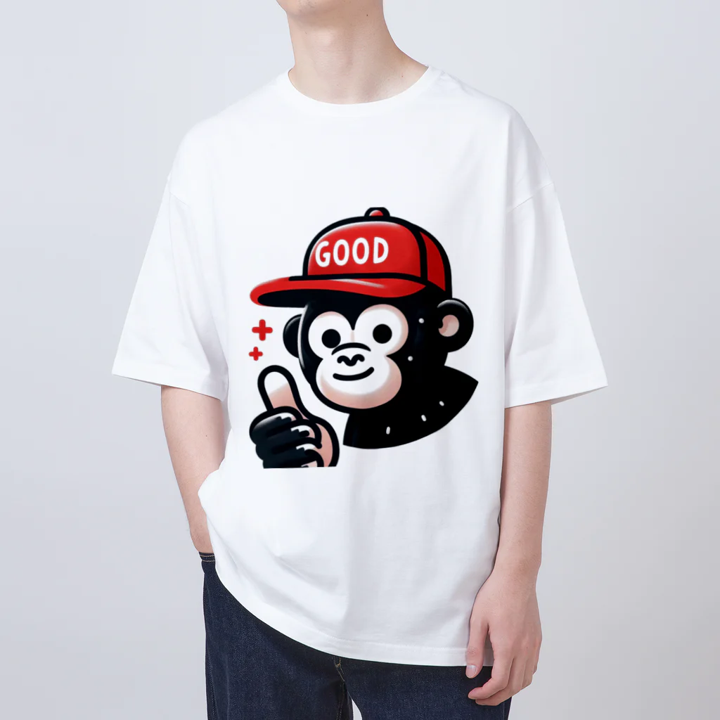 アニマルキャラクターショップのGoodゴリラ Oversized T-Shirt