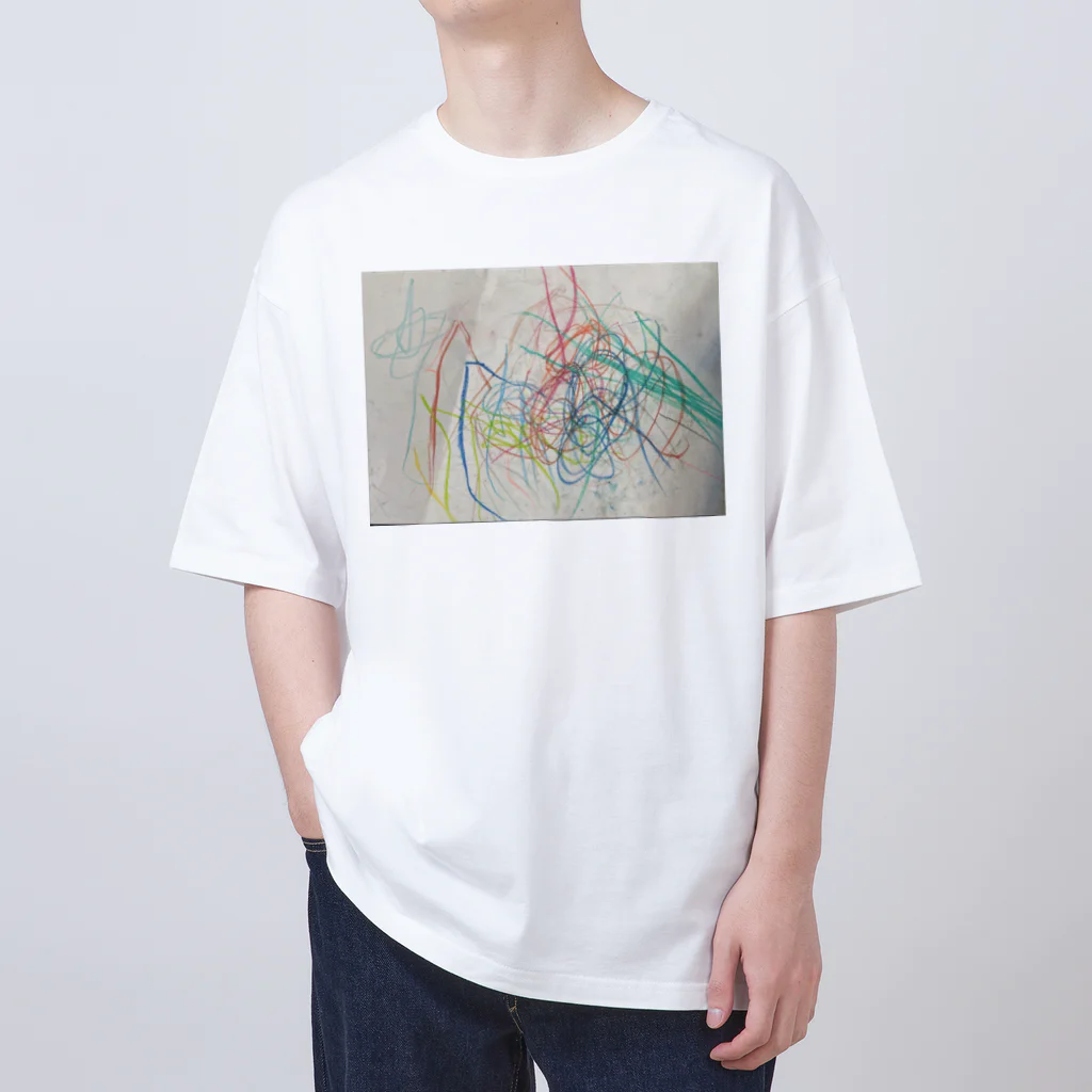 Chun-Momoriのかずくん2歳の自信作その1 Oversized T-Shirt