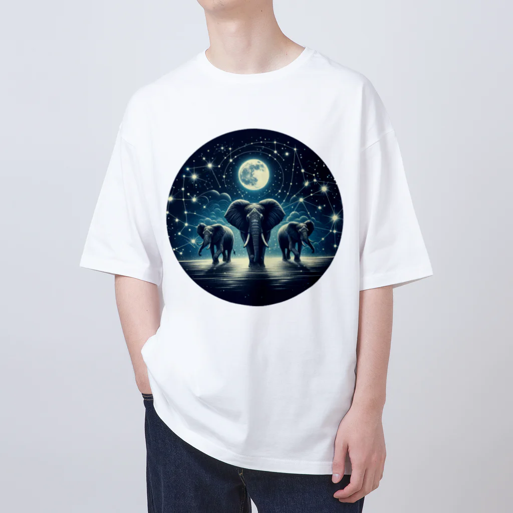 FUMYのNight  Elephant Symphonic オーバーサイズTシャツ