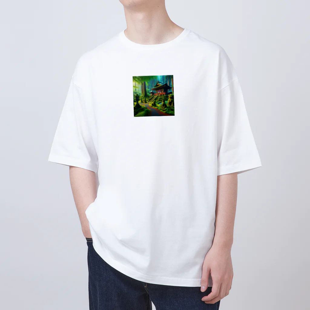 「動物ミリ屋」の新緑の癒し オーバーサイズTシャツ