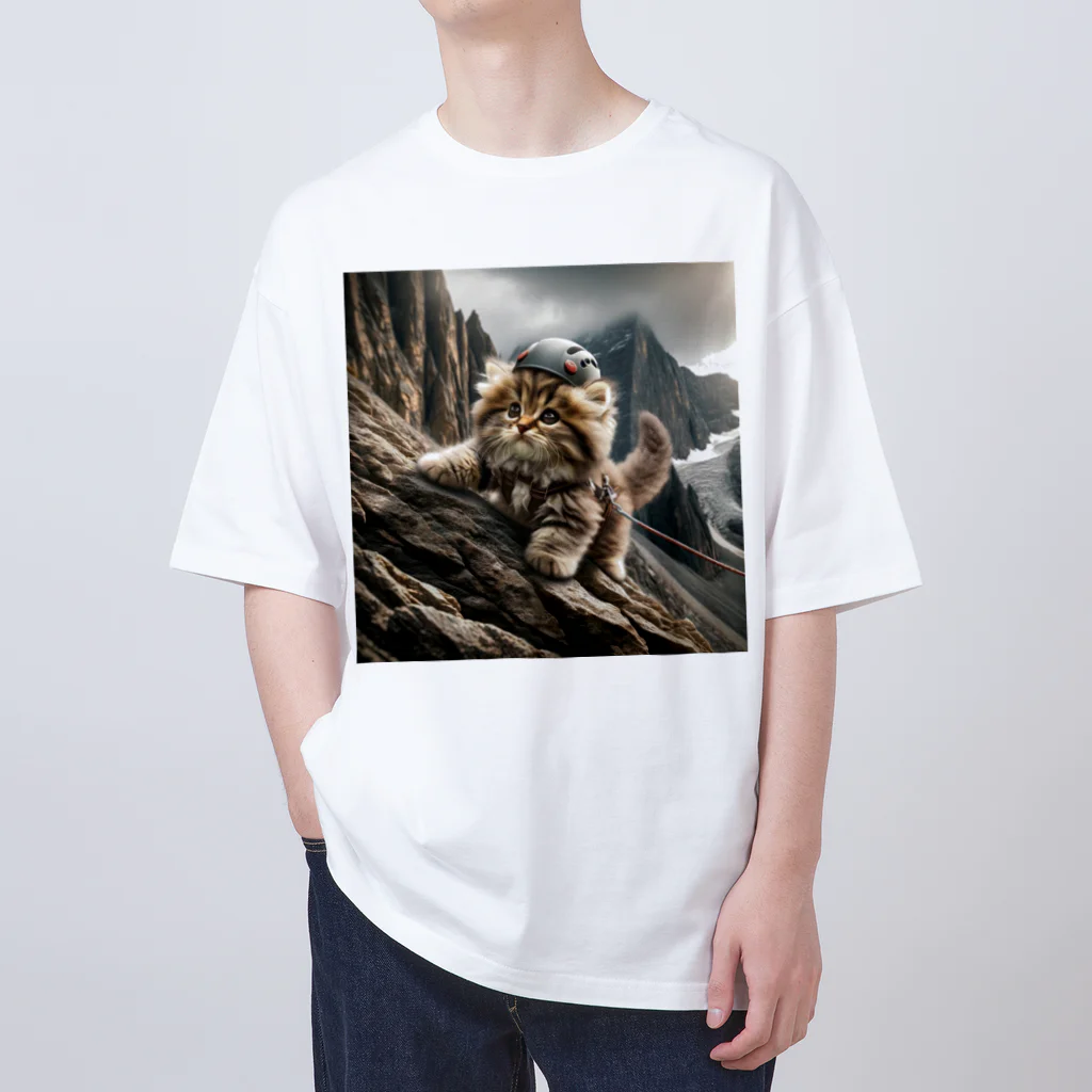 LISPのアルピニスト猫ちゃん5 Oversized T-Shirt