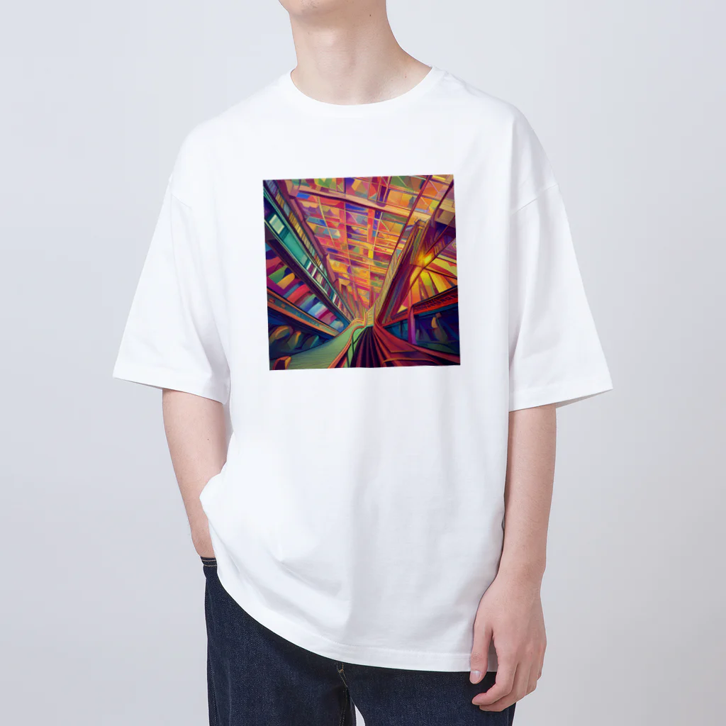 yukurujoのカラフル４ オーバーサイズTシャツ